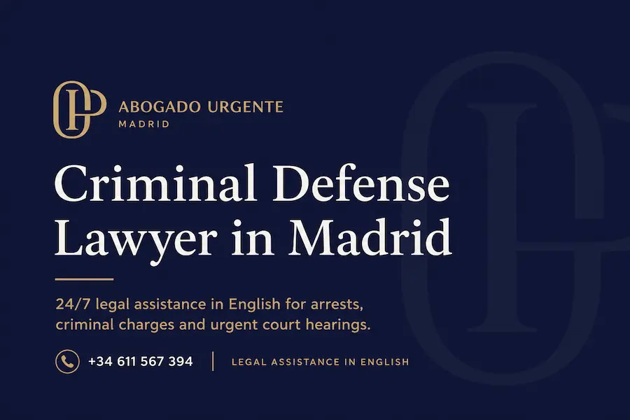 criminal defense lawyer in Madrid